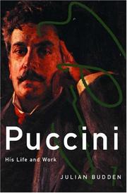Cover of: Puccini by Julian Budden