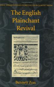 Cover of: The English plainchant revival