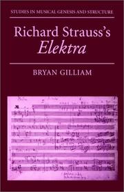 Cover of: Richard Strauss's Elektra