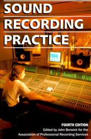 Cover of: Sound recording practice