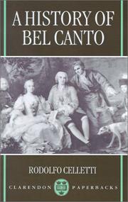 Storia del belcanto by Rodolfo Celletti