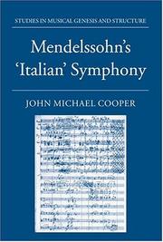 Cover of: Mendelssohn