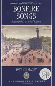Cover of: Bonfire songs by Patrick Paul Macey