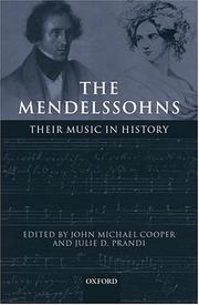 Cover of: The Mendelssohns by edited by John Michael Cooper and Julie D. Prandi.