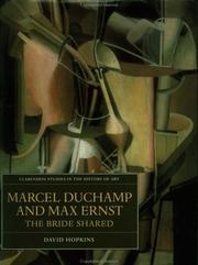Cover of: Marcel Duchamp and Max Ernst by Hopkins, David