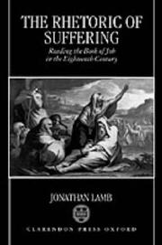 Cover of: The rhetoric of suffering by Jonathan Lamb
