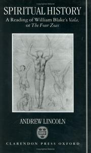 Cover of: Spiritual History by Andrew Lincoln