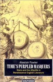 Cover of: Time's purpled masquers: stars and the afterlife in Renaissance English literature