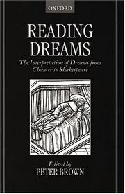 Cover of: Reading Dreams | Peter Brown
