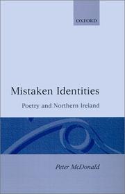 Cover of: Mistaken identities: poetry and Northern Ireland