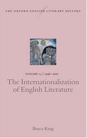 Cover of: The Oxford English literary history | 