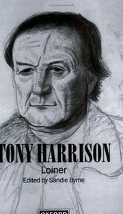 Cover of: Tony Harrison by edited by Sandie Byrne.