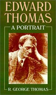 Cover of: Edward Thomas by Thomas, R. George., Thomas, R. George.