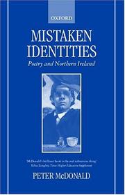 Cover of: Mistaken Identities: Poetry and Northern Ireland