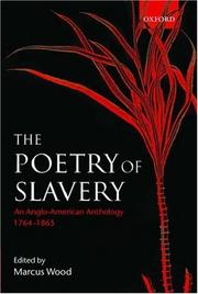 Cover of: The Poetry of Slavery by Marcus Wood