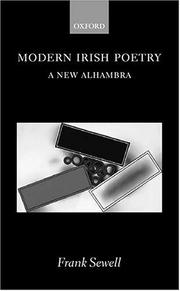 Cover of: Modern Irish poetry: a new Alhambra