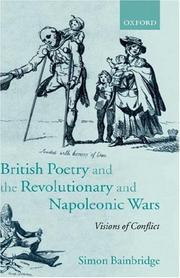 Cover of: British Poetry and the Revolutionary and Napoleonic Wars: Visions of Conflict