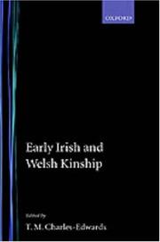 Cover of: Early Irish and Welsh kinship