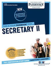 Cover of: Secretary II by National Learning Corporation