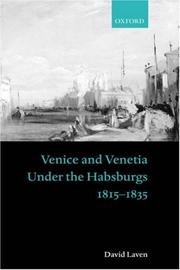 Cover of: Venice and Venetia under the Habsburgs, 1815-1835