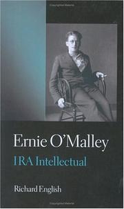 Cover of: Ernie O'Malley by English, Richard