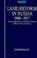 Cover of: Land reform in Russia, 1906-1917