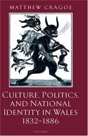 Cover of: Culture, politics, and national identity in Wales, 1832-1886