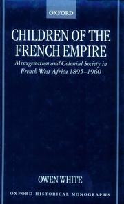 Cover of: Children of the French Empire | Owen White