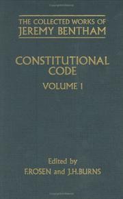 Cover of: Constitutional code