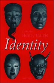 Cover of: Identity by edited by Henry Harris.