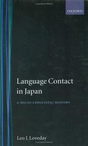 Language contact in Japan by Leo Loveday