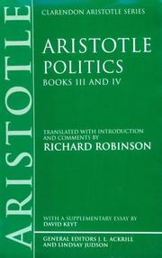 Cover of: Politics by 