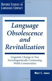 Language obsolescence and revitalization by Mari C. Jones
