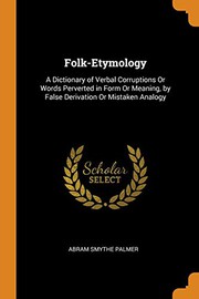 Cover of: Folk-Etymology by Abram Smythe Palmer