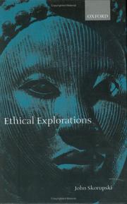 Cover of: Ethical Explorations
