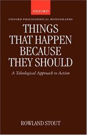 Cover of: Things that happen because they should by Rowland Stout