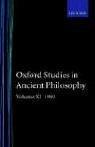 Cover of: Oxford Studies in Ancient Philosophy: Volume XI by C. C. W. Taylor
