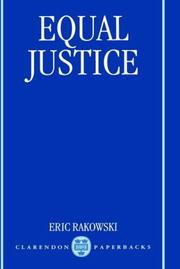 Equal justice by Eric Rakowski