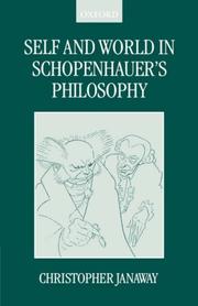 Cover of: Self and world in Schopenhauer's philosophy