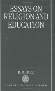 Cover of: Essays on religion and education