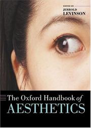 Cover of: The Oxford Handbook of Aesthetics