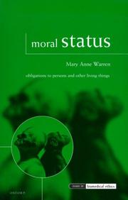 Cover of: Moral Status by Mary Anne Warren, Mary Anne Warren