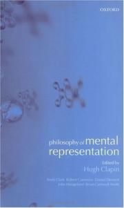 Cover of: Philosophy of Mental Representation