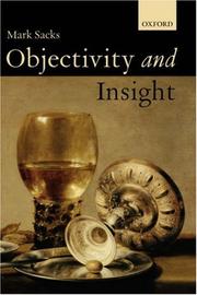 Cover of: Objectivity and Insight