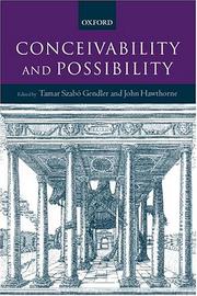 Cover of: Conceivability and Possibility