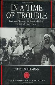 Cover of: In a time of trouble by Stephen Ellmann