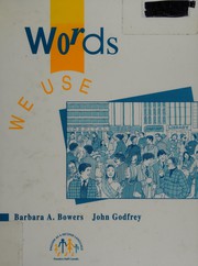 Cover of: Words we use