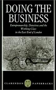 Cover of: Doing the Business by Dick Hobbs