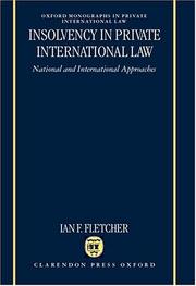 Cover of: Insolvency in private international law: national and international approaches