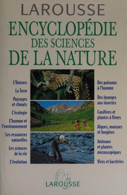 Encyclopédie des sciences de la nature by Larousse